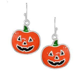 Halloween theme earring - pumpkin